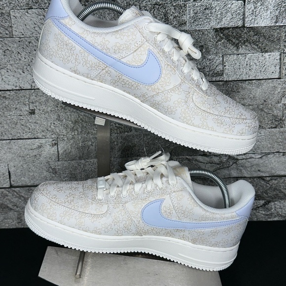 Nike Air Force 1 ‘07 SE Jacquard Floral Embroidery - NEW - WMNS10.5 - Picture 6 of 10
